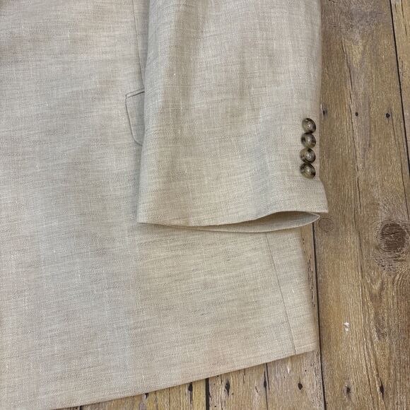 Jos A Bank Linen Wool Blazer 50R - Picture 6 of 9